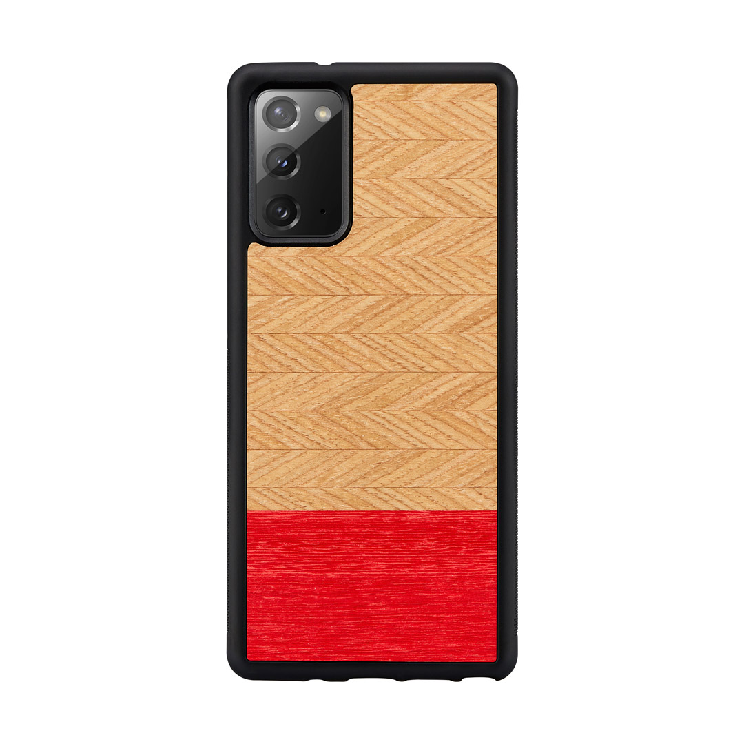 MAN AND amp;WOOD MAN AND WOOD case for Galaxy Note 20 herringbone azalea black