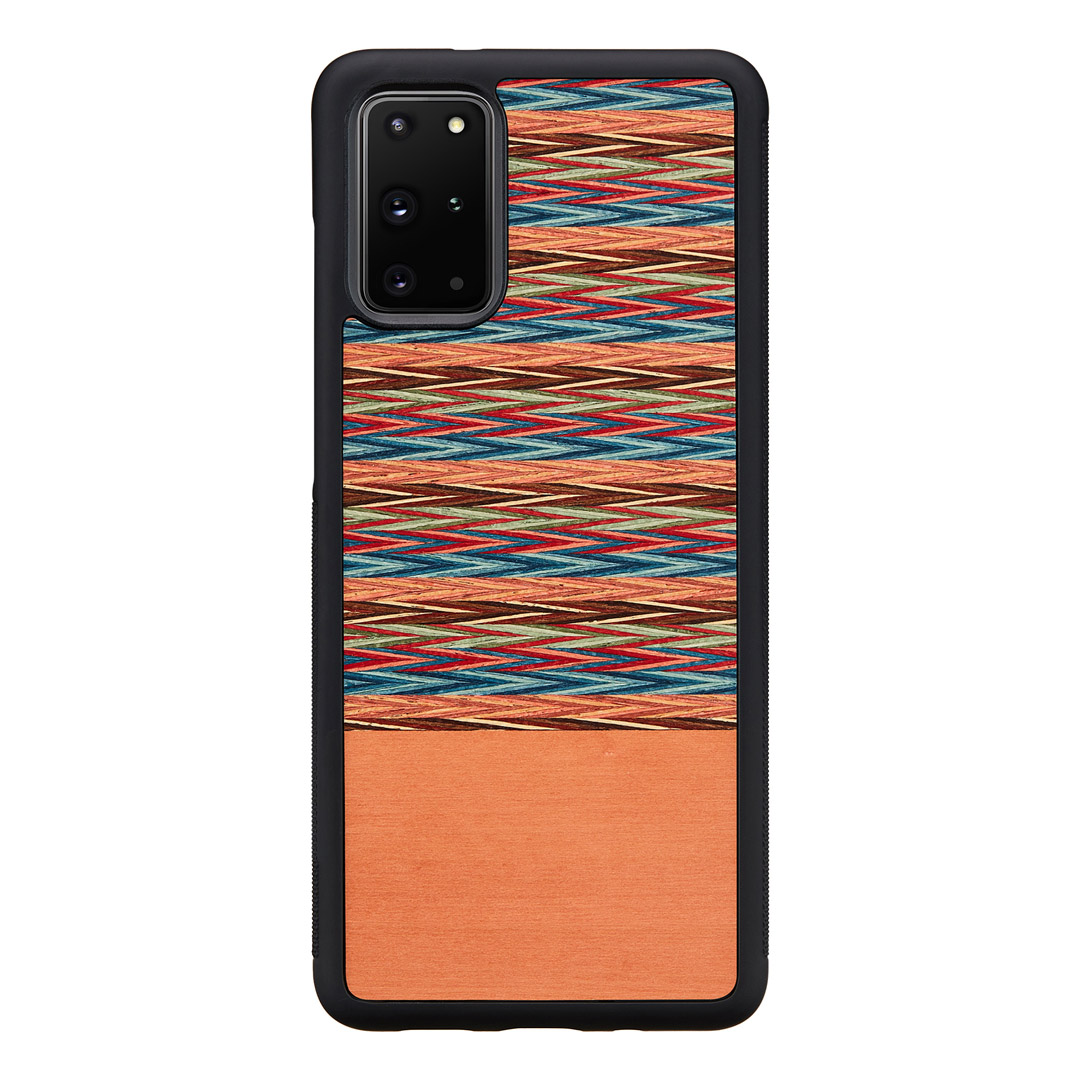 MAN AND amp;WOOD MAN AND WOOD case for Galaxy S20+ browny check black