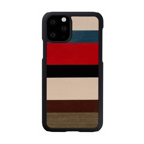 MAN AND WOOD Smartphone case for iPhone 11 Pro, coral black