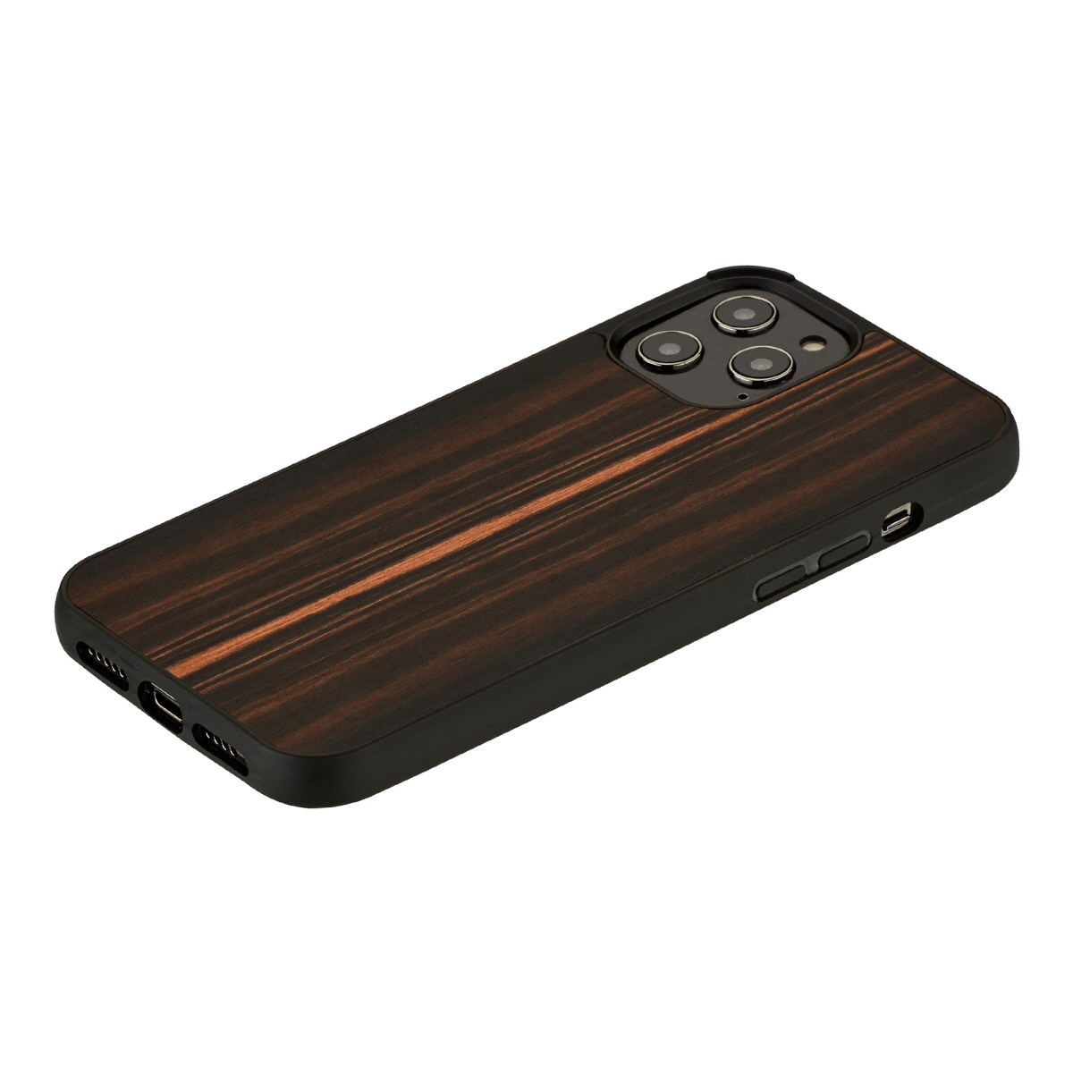 MAN AND amp;WOOD MAN AND WOOD case for iPhone 12/12 Pro ebony black