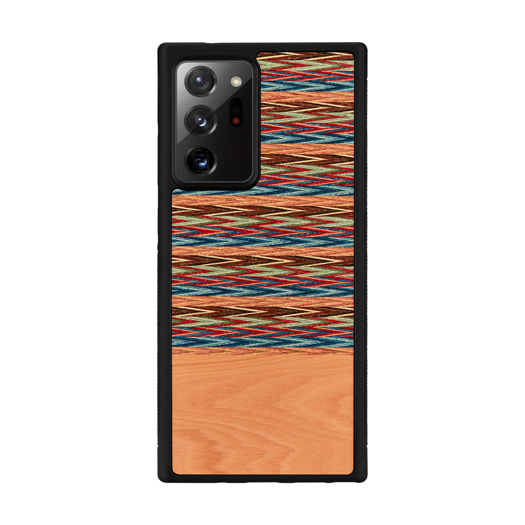 MAN AND amp;WOOD MAN AND WOOD case for Galaxy Note 20 Ultra browny check black