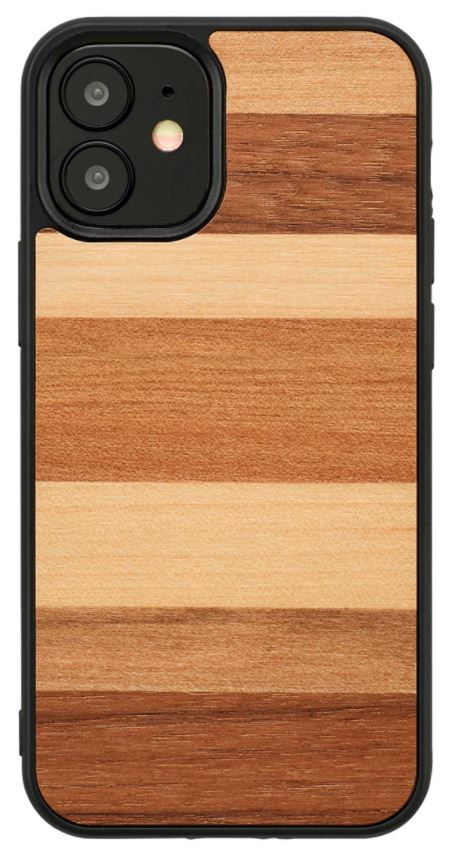 MAN AND amp;WOOD MAN AND WOOD case for iPhone 12 mini sabbia black