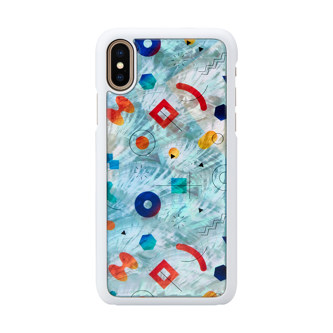 iKins SmartPhone case for iPhone XS/XS – popping rock white