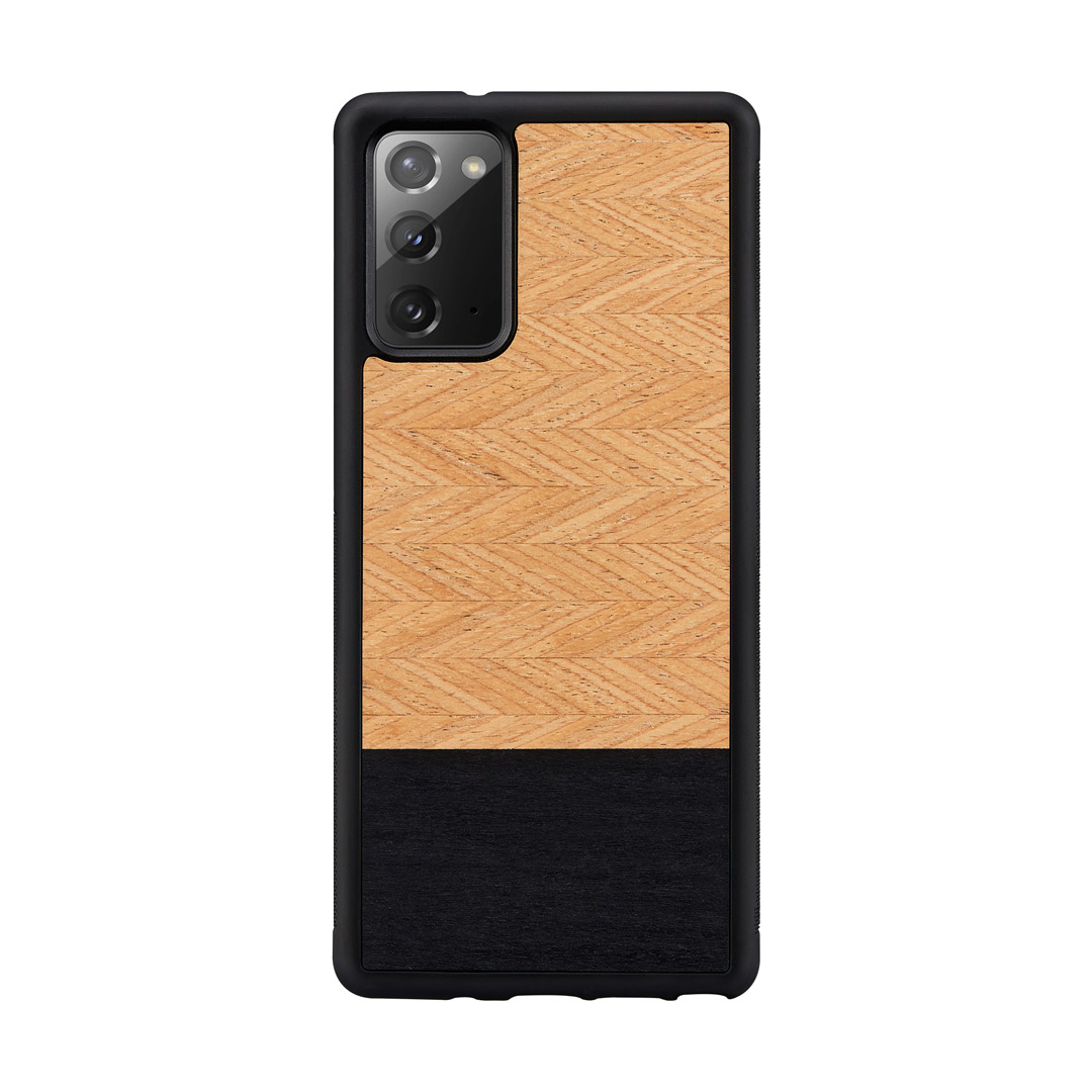 MAN AND amp;WOOD MAN AND WOOD case for Galaxy Note 20 herringbone nero black