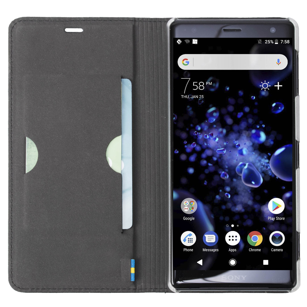 Krusell Malmo 2 Card Foliocase Sony Xperia Xz2 Premium Black