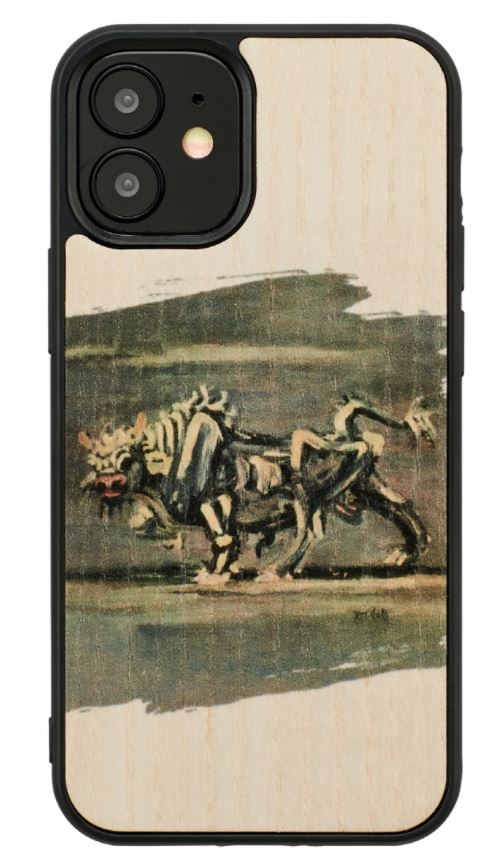 MAN AND amp;WOOD MAN AND WOOD case for iPhone 12 mini white bull