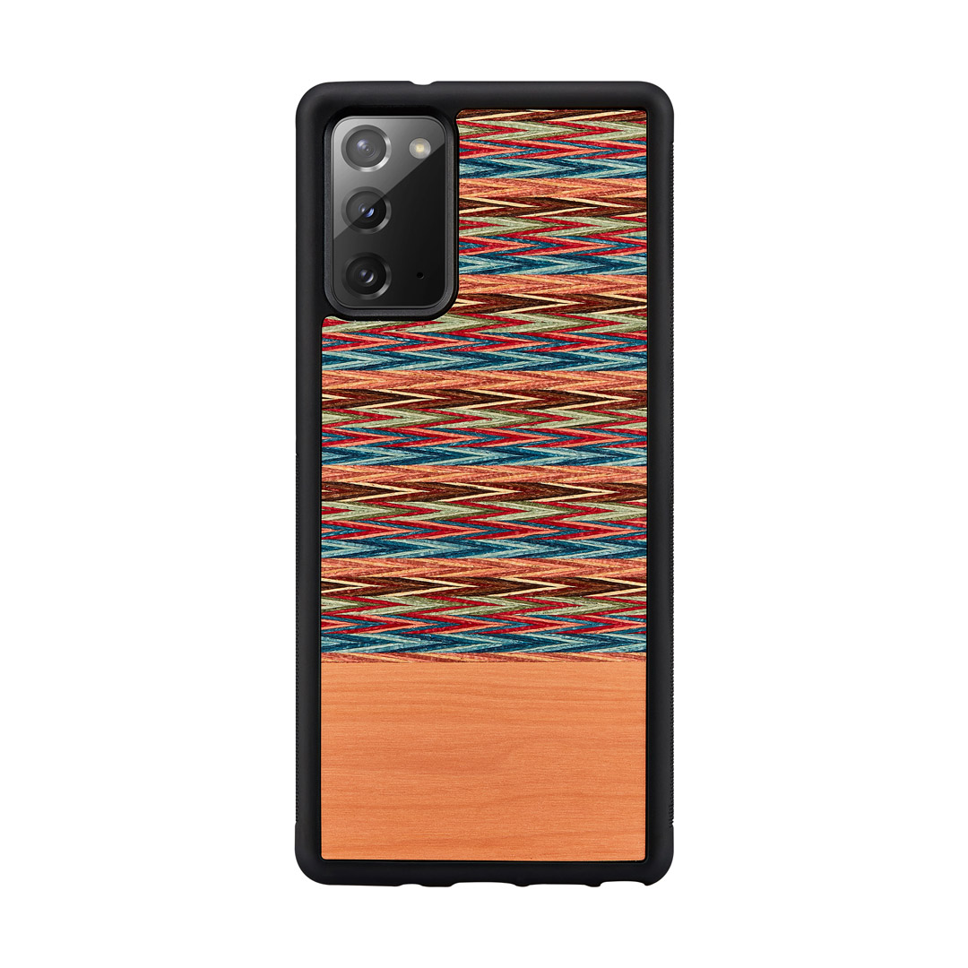 MAN AND amp;WOOD MAN AND WOOD case for Galaxy Note 20 browny check black
