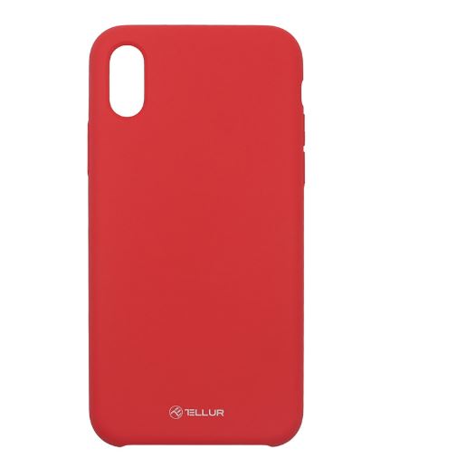 Tellur Liquid Silicone Case for iPhone XS, red