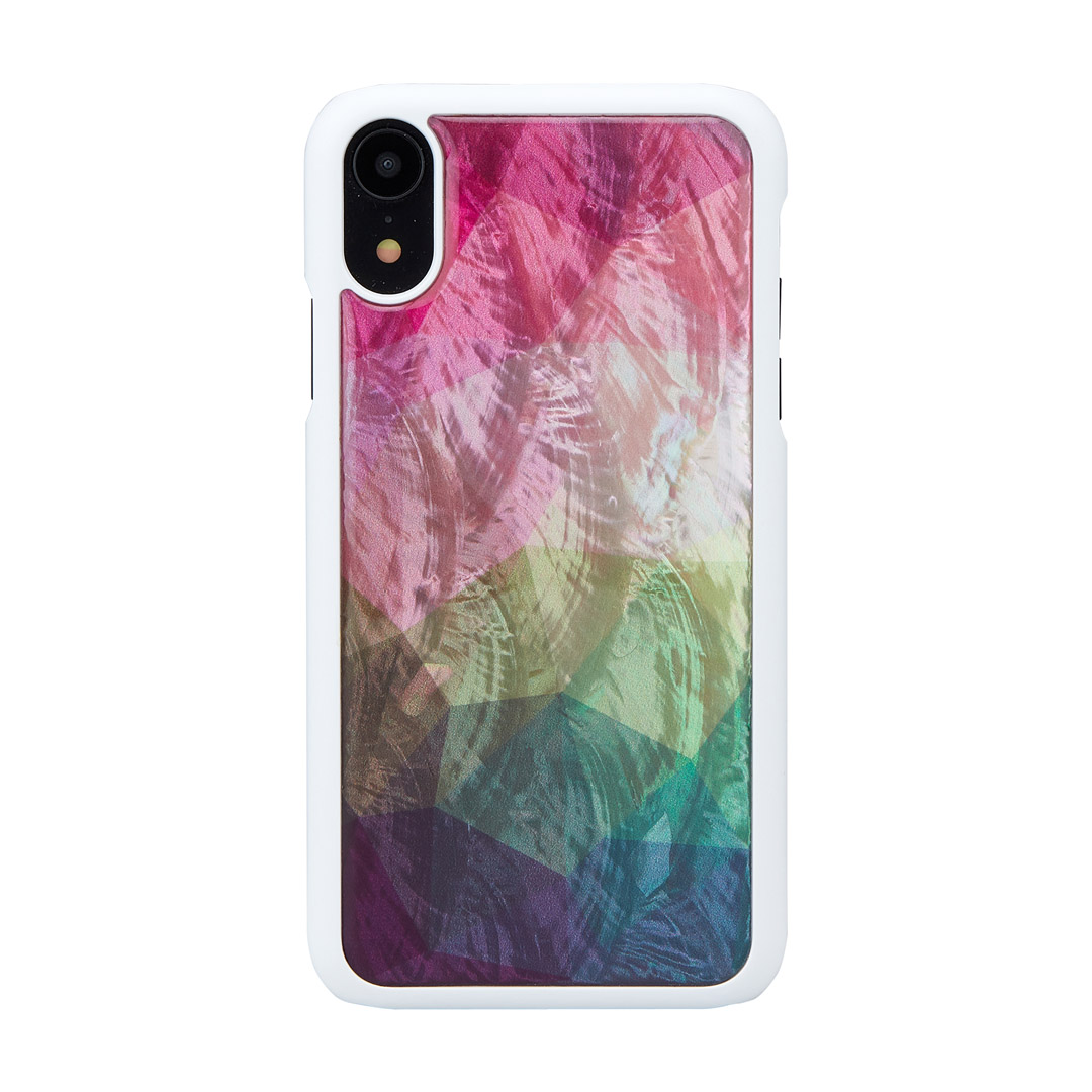iKins Smartphone case for iPhone XR, water flower white