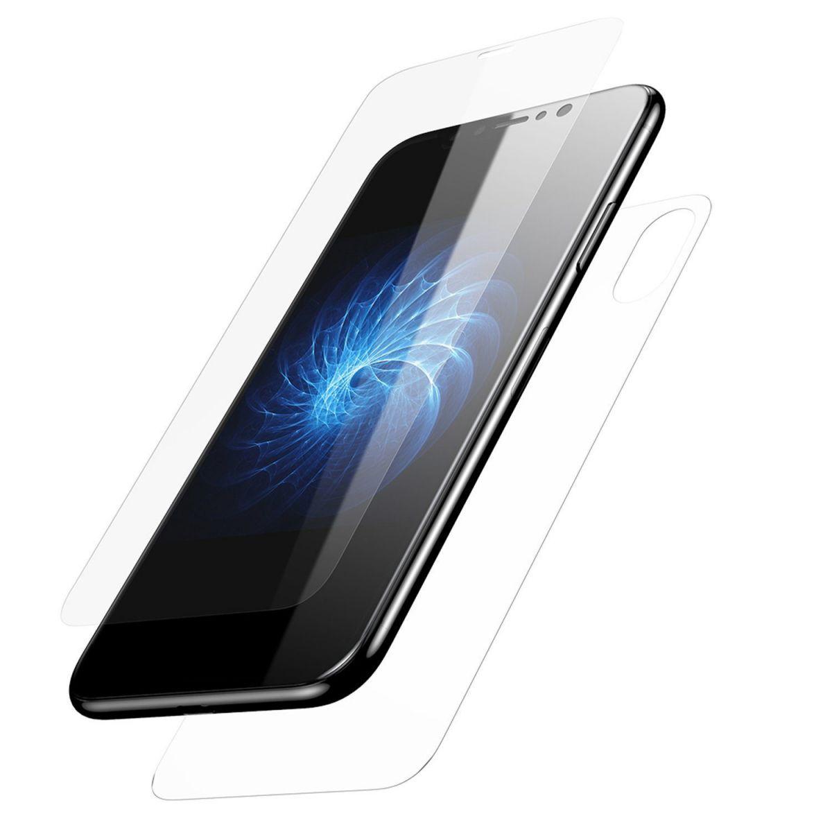Devia Full-coverage tempered glass screen protectors (10-pack) for iPhone XS Max (6.5-inch) – clear
