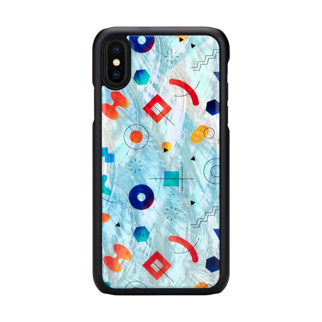 iKins SmartPhone case for iPhone XS/XS – popping rock black