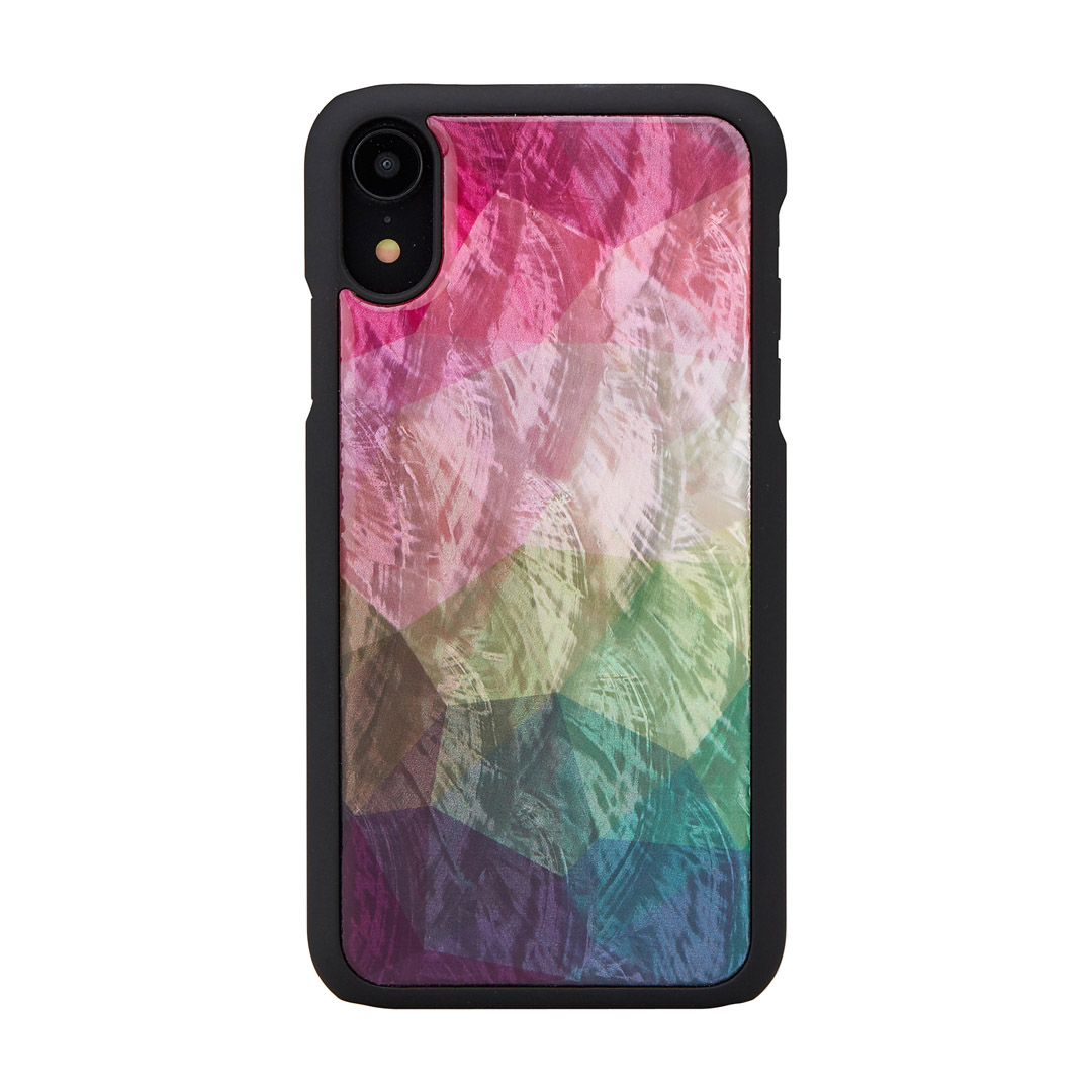 iKins Smartphone case for iPhone XR, waterproof, floral design, black
