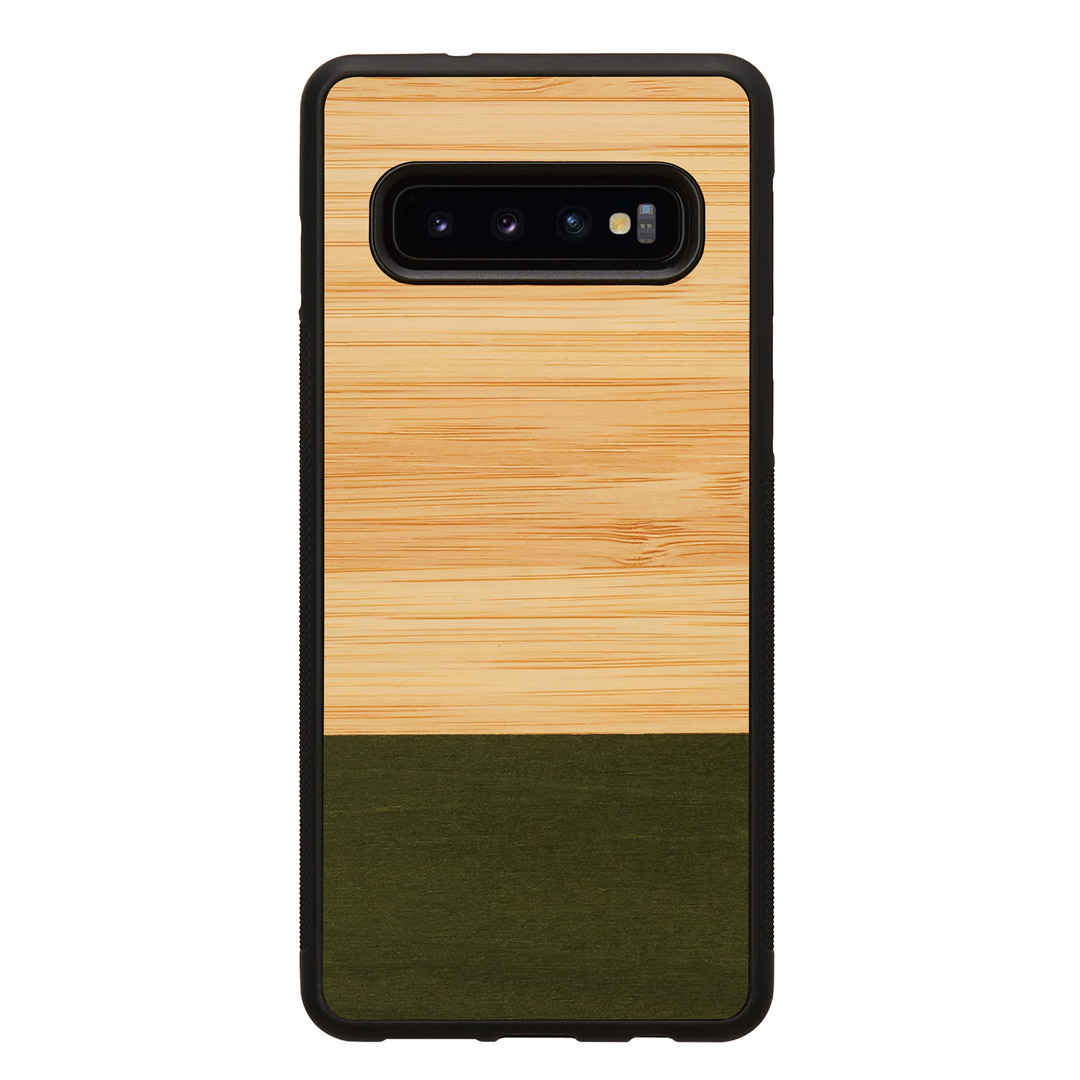MAN AND WOOD Smartphone case for Galaxy S10, bamboo forest black