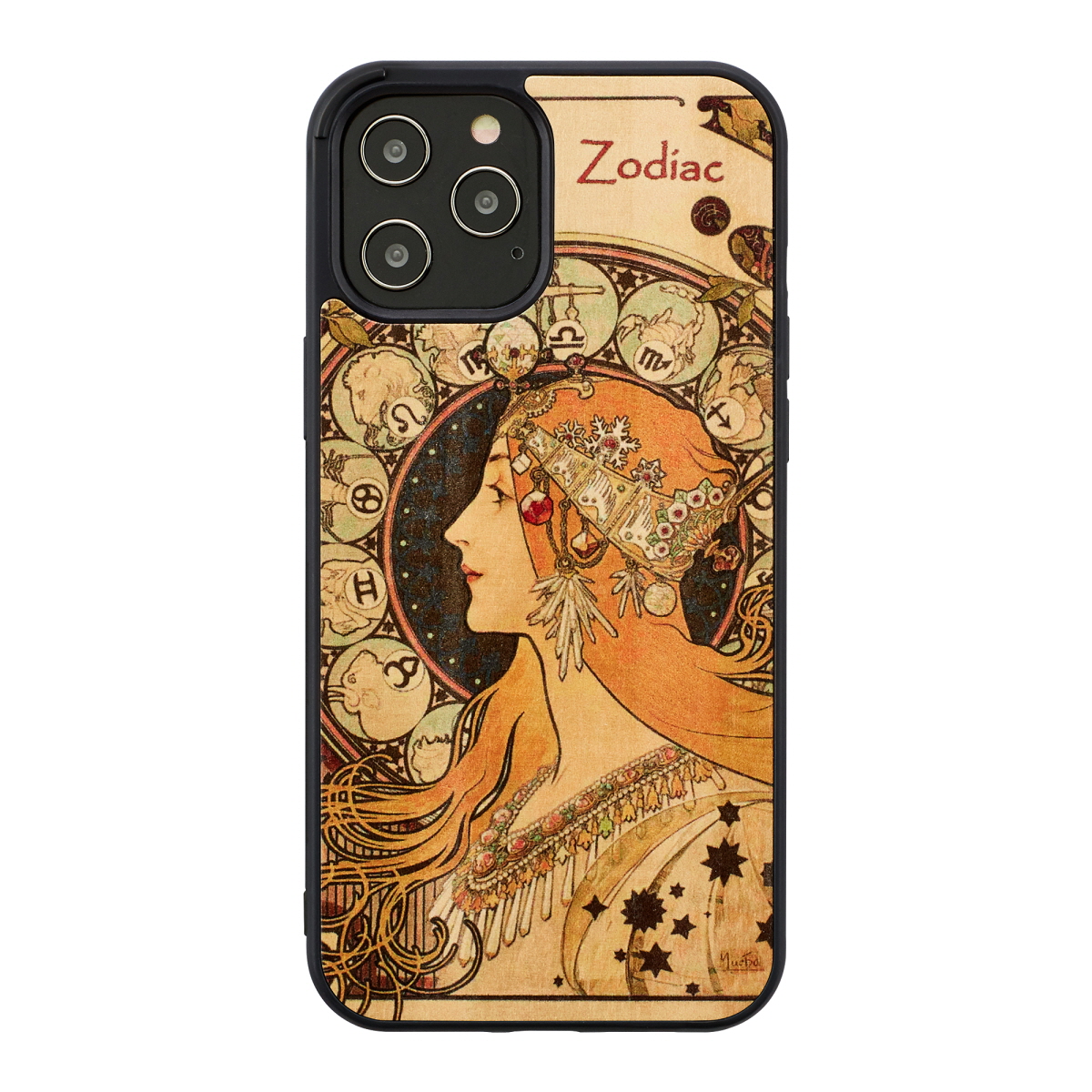 MAN AND amp;WOOD MAN AND WOOD case for iPhone 12/12 Pro zodiac black