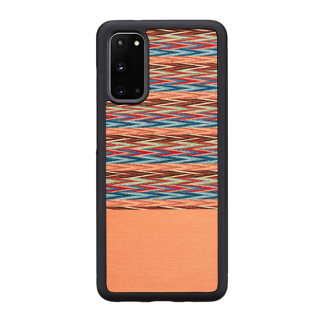 MAN AND amp;WOOD MAN AND WOOD case for Galaxy S20 browny check black